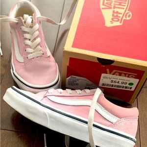 Pastel Pink Vans for Girls size 13/1